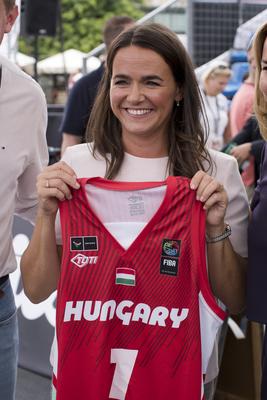 3X3 Street Basketball U18 DEBRECEN/HUNGARY-stock-foto