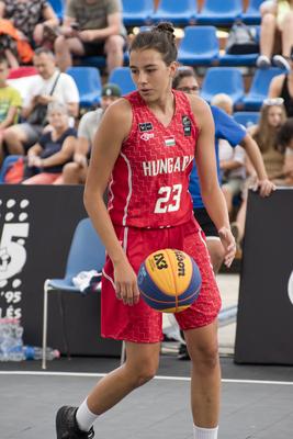 3X3 Street Basketball U18 DEBRECEN/HUNGARY-stock-foto