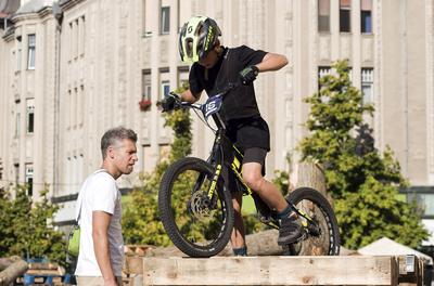 Trial Bike Hungary Cup Debrecen 2022-stock-foto