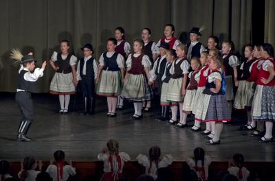 Hagyományőrzés Pünkösd napján Debrecenben-stock-foto