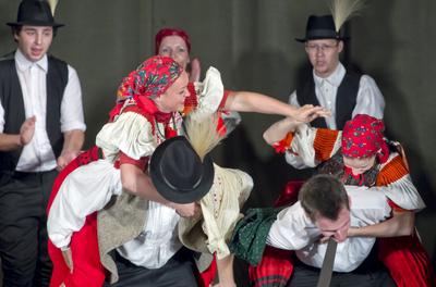 Hagyományőrzés Pünkösd napján Debrecenben-stock-foto