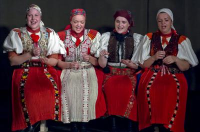 Hagyományőrzés Pünkösd napján Debrecenben-stock-foto