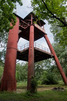 Farkasszigeti Botanikus kert Püspökladány-stock-foto