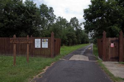Farkasszigeti Botanikus kert Püspökladány-stock-foto