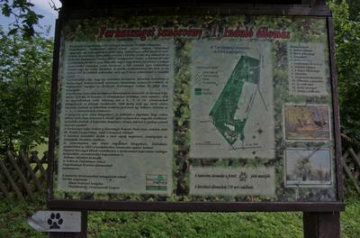 Farkasszigeti Botanikus kert Püspökladány-stock-foto