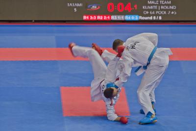 26th Karate World Senior Championsips Budapest 2023-stock-photo