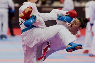 26th Karate World Senior Championsips Budapest 2023-stock-photo