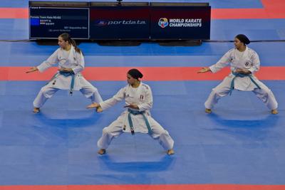 26th Karate World Senior Championsips Budapest 2023-stock-photo