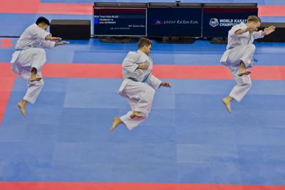 26th Karate World Senior Championsips Budapest 2023-stock-photo