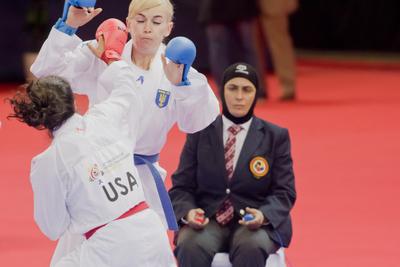 26th Karate World Senior Championsips Budapest 2023-stock-photo