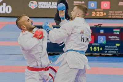 26th Karate World Senior Championsips Budapest 2023-stock-photo