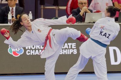 26th Karate World Senior Championsips Budapest 2023-stock-photo