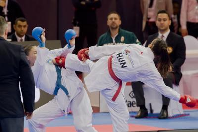 26th Karate World Senior Championsips Budapest 2023-stock-photo