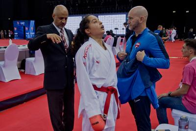 26th Karate World Senior Championsips Budapest 2023-stock-photo