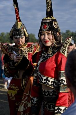 Kurultaj – Magyar Törzsi Gyűlés Bugacon-stock-foto