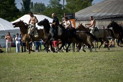 Kurultaj – Magyar Törzsi Gyűlés Bugacon-stock-foto