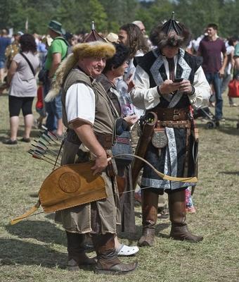 Kurultaj – Magyar Törzsi Gyűlés Bugacon-stock-foto