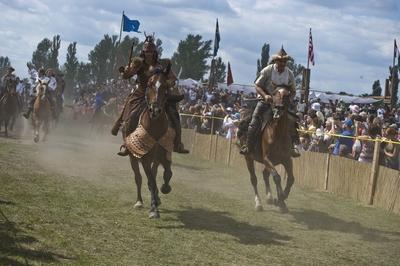 Kurultaj – Magyar Törzsi Gyűlés Bugacon-stock-foto