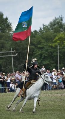 Kurultaj – Magyar Törzsi Gyűlés Bugacon-stock-foto