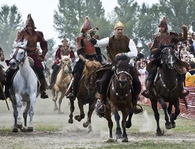 Kurultaj – Magyar Törzsi Gyűlés Bugacon-stock-foto