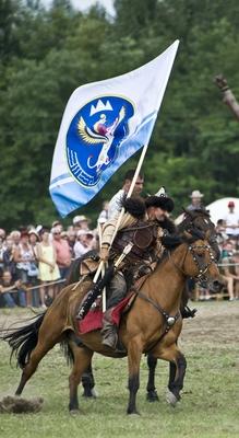 Kurultaj – Magyar Törzsi Gyűlés Bugacon-stock-foto