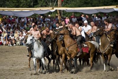 Kurultaj – Magyar Törzsi Gyűlés Bugacon-stock-foto