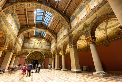 Román csarnok, Szépművészeti Múzeum-stock-foto