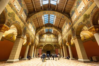 Román csarnok, Szépművészeti Múzeum-stock-foto