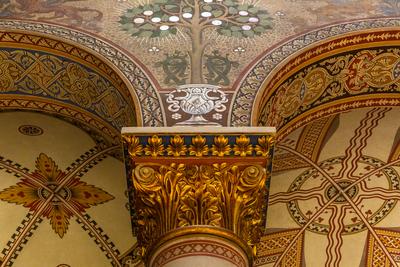 Román csarnok, Szépművészeti Múzeum-stock-foto