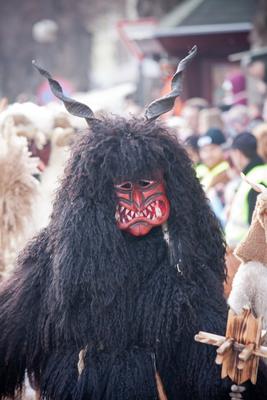 Busójárás Mohácson-stock-photo