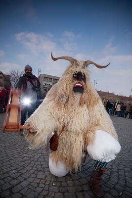 Busójárás Mohácson-stock-photo