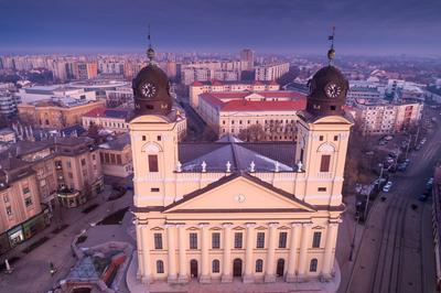 Református nagytemplom, Debrecen-stock-foto