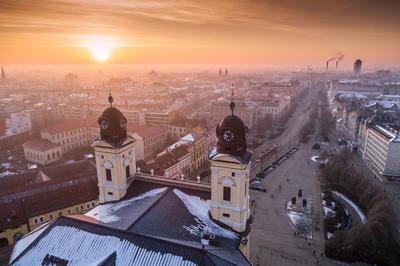 Református nagytemplom, Debrecen-stock-foto