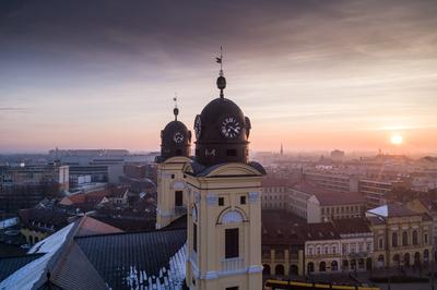 Református nagytemplom, Debrecen-stock-foto