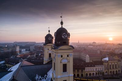 Református nagytemplom, Debrecen-stock-photo