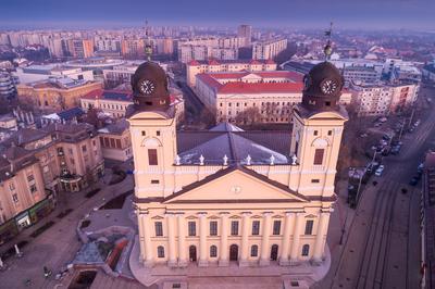 Református nagytemplom, Debrecen-stock-foto