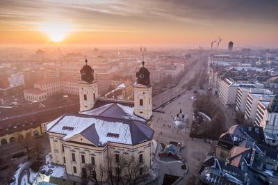 Református nagytemplom, Debrecen-stock-photo