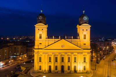 Református nagytemplom, Debrecen-stock-foto