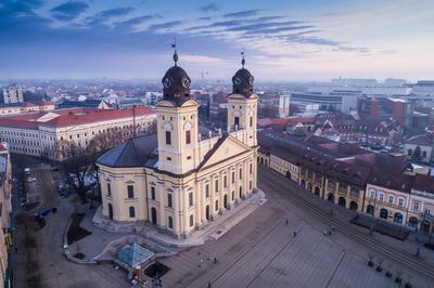 Református nagytemplom, Debrecen-stock-foto