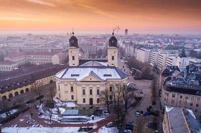 Református nagytemplom, Debrecen-stock-foto