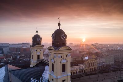 Református nagytemplom, Debrecen-stock-photo