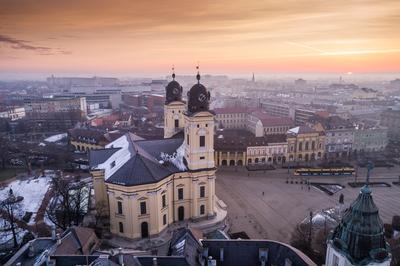 Református nagytemplom, Debrecen-stock-foto