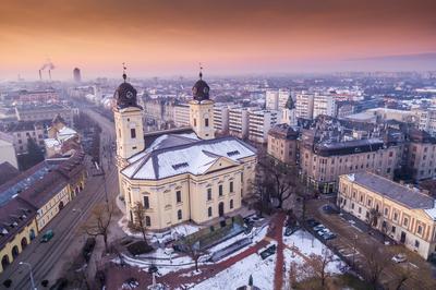Református nagytemplom, Debrecen-stock-foto