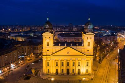 Református nagytemplom, Debrecen-stock-foto