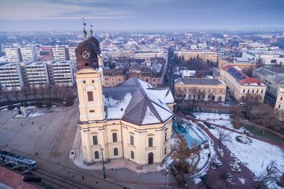 Református nagytemplom, Debrecen-stock-foto