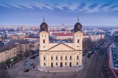 Református nagytemplom, Debrecen-stock-foto
