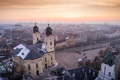 Református nagytemplom, Debrecen-stock-foto