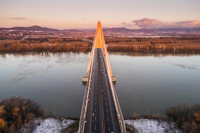Megyeri híd, Budapest-stock-foto