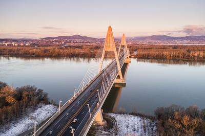 Megyeri híd, Budapest-stock-foto