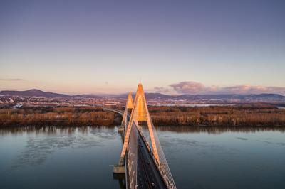 Megyeri híd, Budapest-stock-foto